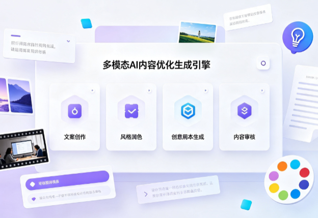 东港区AI智能内容优化创新 多模态生成技术丰富数字内容创作生态