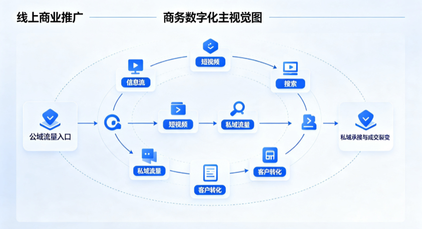 东港区线上商业推广怎么做？全域流量闭环搭建与低成本转化实战指南